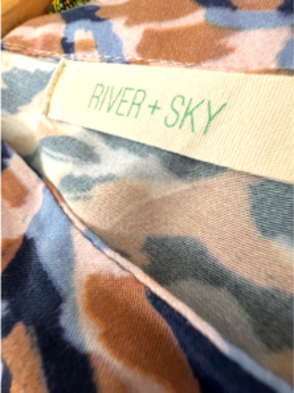 River + Sky Ines Jumpsuit In Tiger Blue - Picture 11 of 12